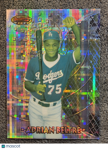 1997 Bowman's Best Adrian Beltre #117 Atomic Refractor Rookie RC