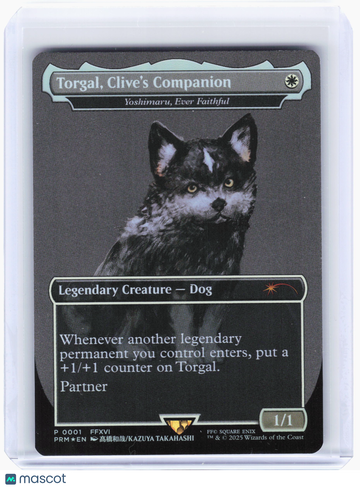 MagicFest Cards Torgal, Clive's Companion - Yoshimaru, Ever Faithful (Borderless) Foil Promo (Borderless) #1