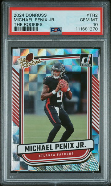 2024 Panini Donruss the Rookies Michael Penix Jr. #TR2 PSA 10