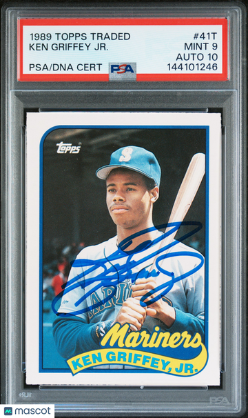 1989 Topps Traded Ken Griffey JR. #41T PSA 9