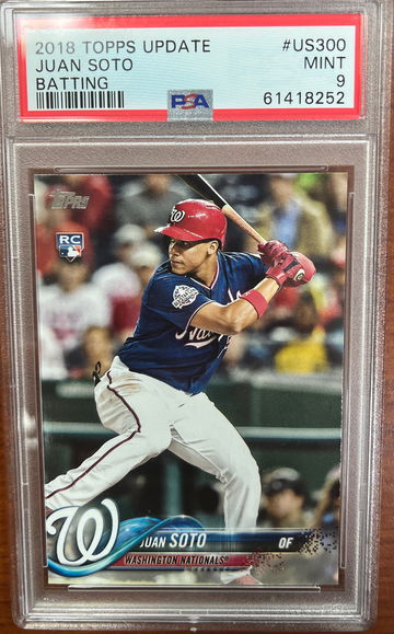 2018 Topps Update Juan Soto RC PSA 9