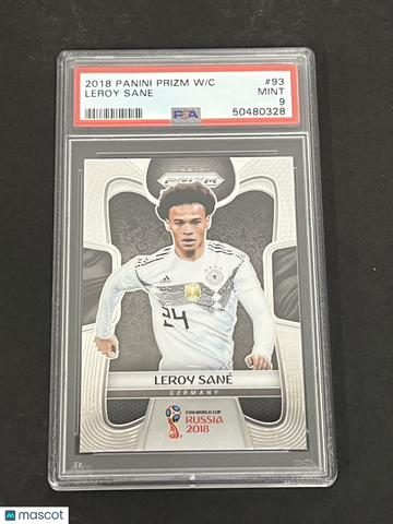 2018 Panini Prizm World Cup Leroy Sane #93 PSA 9