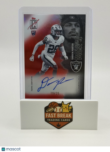 2025 Topps Signature Series Darien Porter #204 Red /25 RC