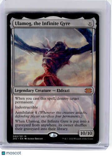 Double Masters Ulamog, the Infinite Gyre Non-Foil Mythic #3