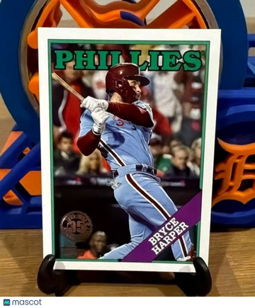 2023 Topps Update - 1988 Topps Baseball 35th Anniversary Blue Bryce Harper #88US-38