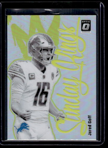 2024 Panini Donruss Optic Sunday Kings Holo Jared Goff #23