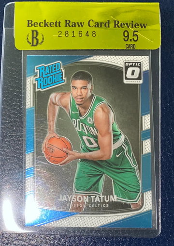 Jayson Tatum 2017/18 Panini Optic RCR 9.5 BGS