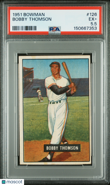 1951 Bowman Bobby Thomson #126 Low Pop PSA 5.5