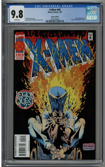 X-Men #40 Legion Quest prelude to Age Of Apocalypse