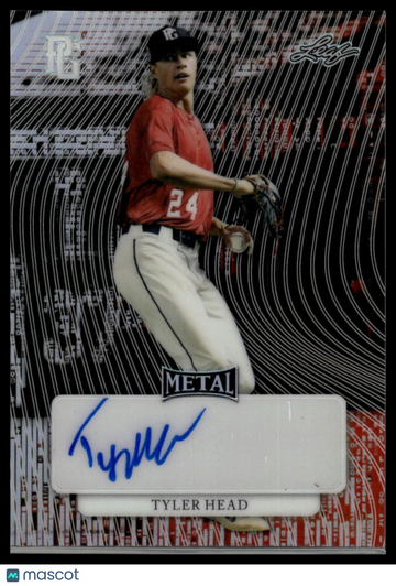 2023 Leaf Metal Perfect Game Marble Tyler Head #MA-TH1 Metal Auto Marble SN AU