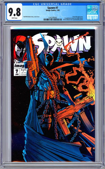 SPAWN #7 CGC 9.8 TODD MCFARLANE STORY CVR & ART OVER-KILL APP 1ST PTG IMAGE 1993