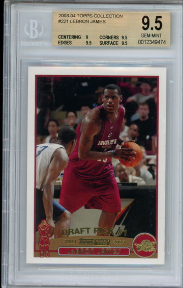 LEBRON JAMES 2003 TOPPS COLLECTION