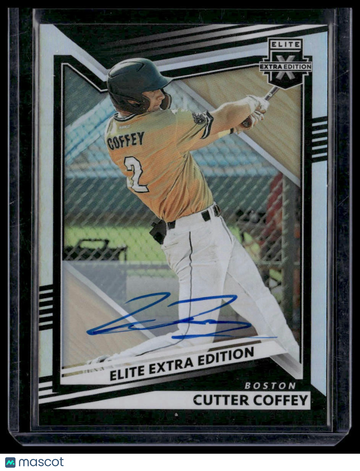 2022 Panini Elite Extra Edition Cutter Coffey #41 Signatures AU