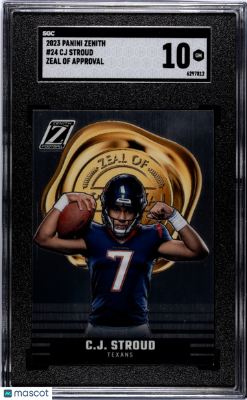 2023 Panini Zenith CJ Stroud #24 Zeal Of Approval SGC 10