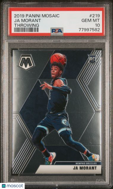 2019 Panini Mosaic Ja Morant #219 Variation PSA 10