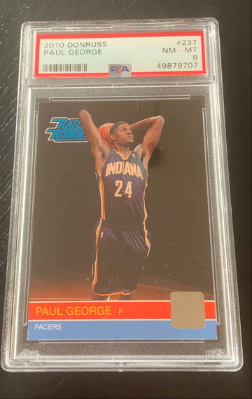 2010 Donruss Paul George PSA 8 Rated Rookie