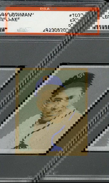 1949 Bowman #107 Eddie Lake