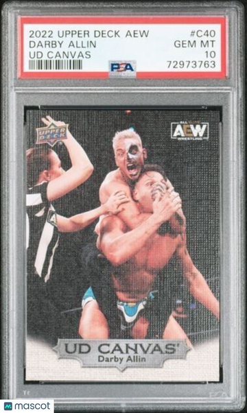 2022 Upper Deck Darby Allin Print Short PSA 10