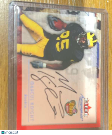2000 Fleer Tradition - Autographics Marcus Knight #NNO
