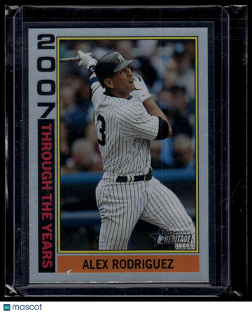 2025 Topps Heritage Alex Rodriguez #TTY-18 Through the Years Holographic