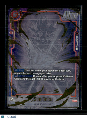 2024 Dragon Ball Super Fusion World Blazing Aura Son Goku Holo Secret Rare SCR