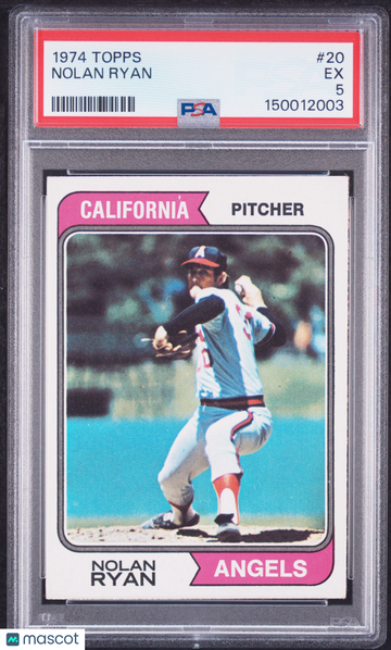 1974 Topps Nolan Ryan #20 PSA 5