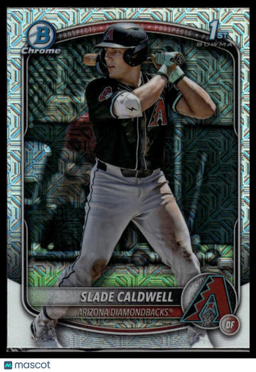 2025 Bowman Slade Caldwell #BCP-21 Chrome Prospects Mojo Refractor