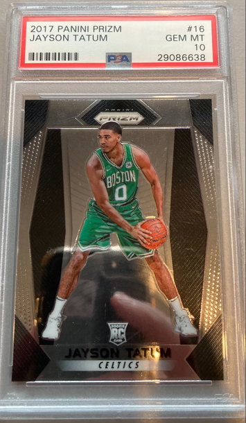 Jayson Tatum 2017 Panini Prizm base PSA 10 #16