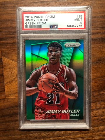 2014 Panini Prizm Green Jimmy Butler PSA