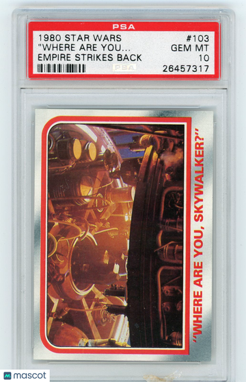 1980 Star Wars Empire Strikes Back "where Are You.. . #103 PSA 10