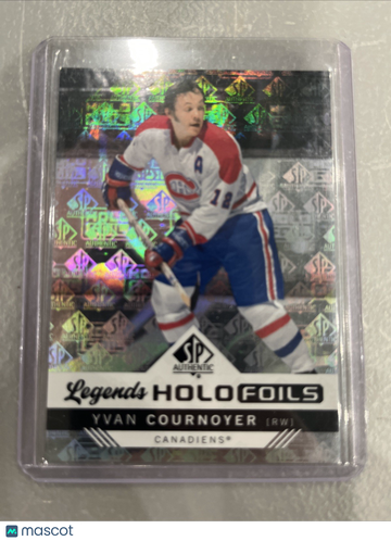 2024-25 SP Authentic Yvan Cournoyer Holofoil Short Print