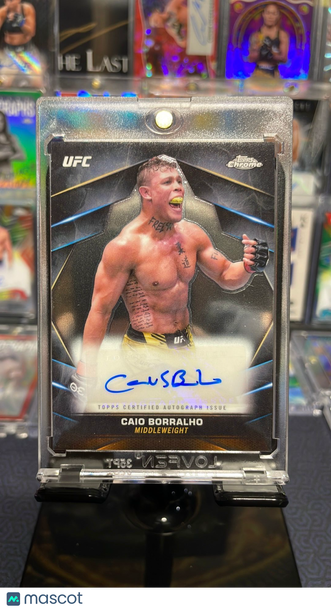 Caio Borralho 2024 Topps Chrome UFC Veteran Auto