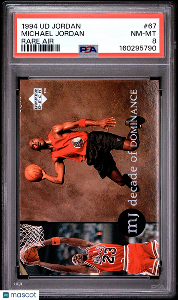 1994 Upper Deck MJ Rare Air Michael Jordan #67 PSA 8