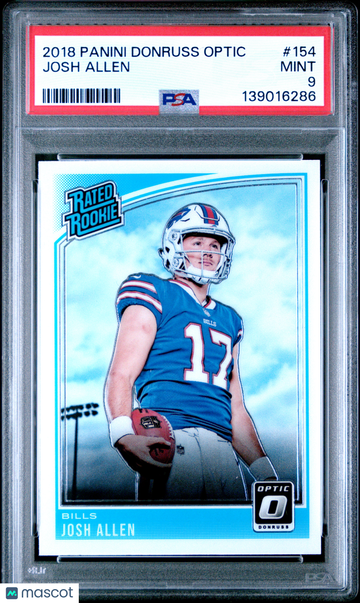 2018 Panini Donruss Optic Josh Allen #154 Rookie PSA 9