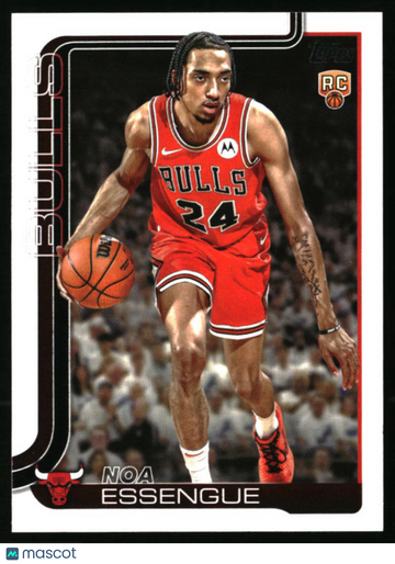 2025-26 Topps Noa Essengue #212 RC Chicago Bulls