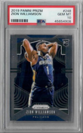 ZION WILLIAMSON 2019 PANINI PRIZM #248
