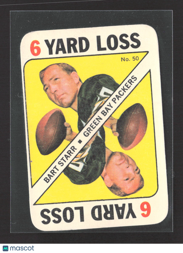 1971 Topps Football Game Bart Starr #50