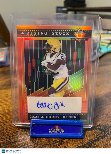 2022 Leaf Valiant Corey Kiner #RS-CK1 Leaf