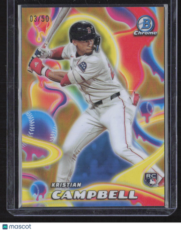 2025 Bowman Chrome Kristian Campbell #MM-2 /50 RC