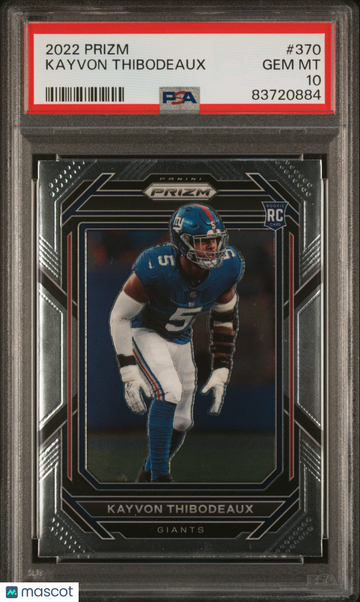 2022 Panini Prizm Kayvon Thibodeaux #370 PSA 10