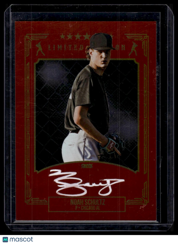 2024 Onyx Limited Edition eBay Spring Signings Noah Schultz #LENOSH Red Foil SN AU