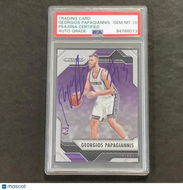 2016-17 Panini Georgios Papagiannis #113 Prizm Basketball PSA 10