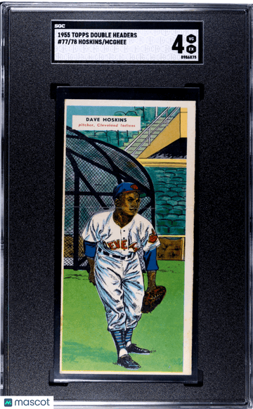 1955 Topps Double Headers Mcghee Hoskins #77/78 SGC 4