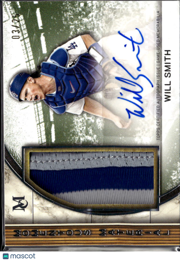 2025 Topps Museum Collection Momentous Material Will Smith #MMJPA-WS /25 Momentous Material Jumbo Patch Autograph Card G