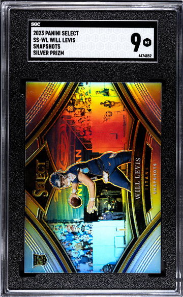 2023 Panini Select Snapshots Silver Prizm Will Levis #SS-WL RC SGC 9