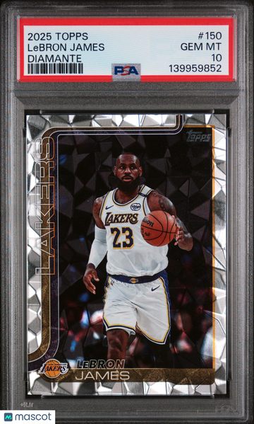 2025 Topps LeBron James #150 Diamante PSA 10