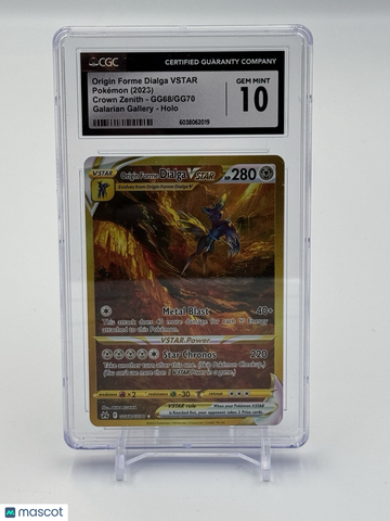 Graded 10 2023 Pokémon TCG Crown Zenith Galarian Gallery Secret Rare Holo GG68/GG70 Trading Card