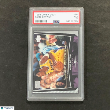 1998 Upper Deck Kobe Bryant #75 PSA 7