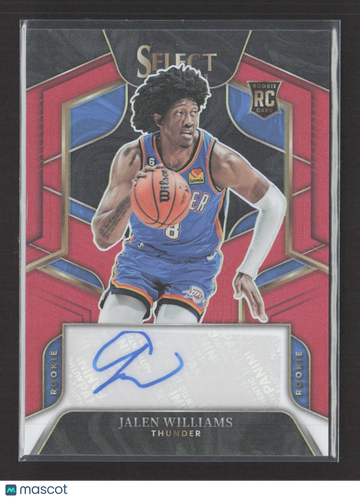 2023 Panini Select Prizm Jalen Williams #RS-JWL /99 RC