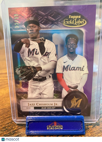 2022 Topps Gold Label Jazz Chisholm #83 Class 1